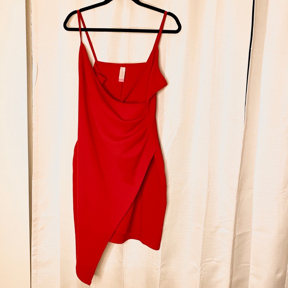 No Boundaries red mini dress